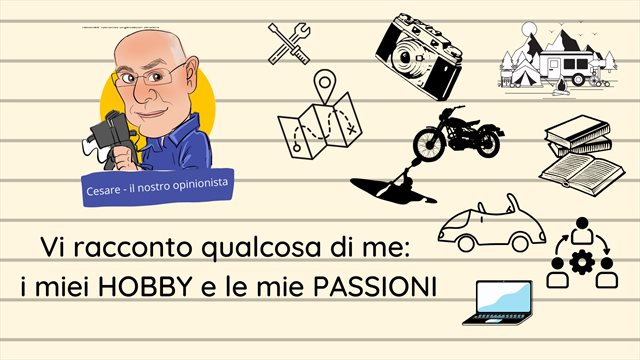 cesare hobby passioni copertina