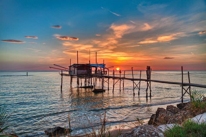 trabocchi sulla costa di Chieti acquistata web