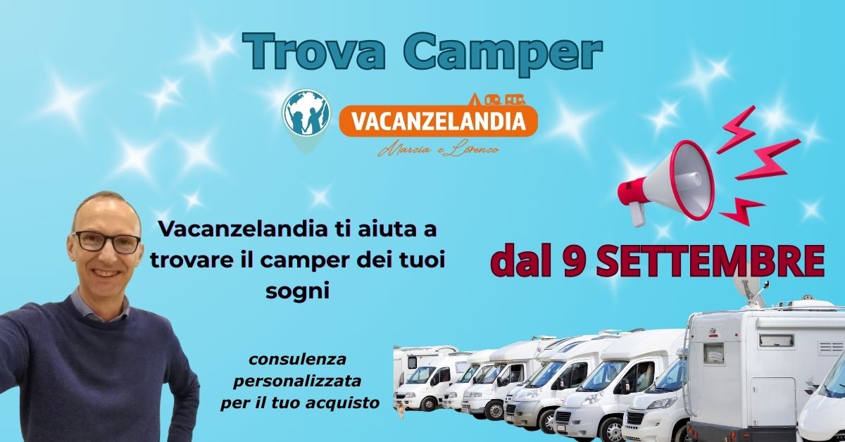 TROVA CAMPER anticipazione