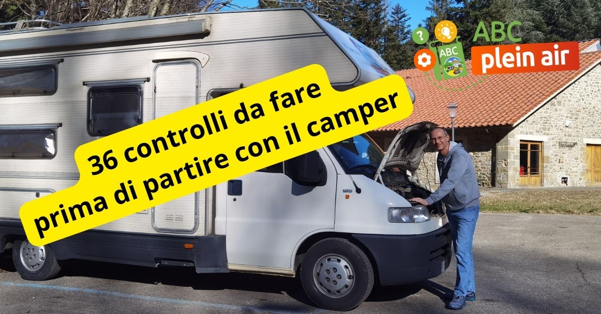 controlli prima partenza camper