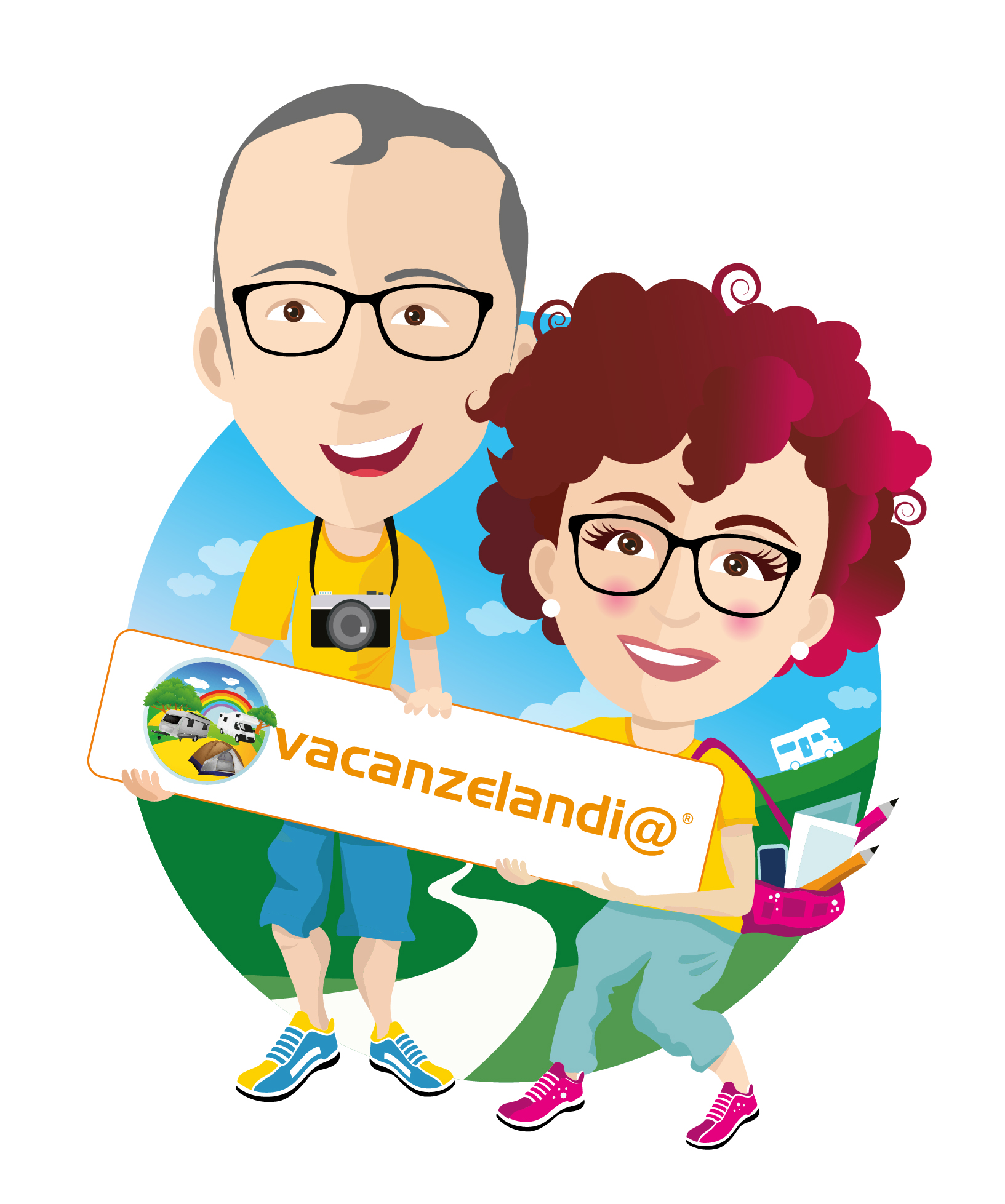 vacanzelandia ILLUSTRAZIONE logo marziaelorenzo JPG