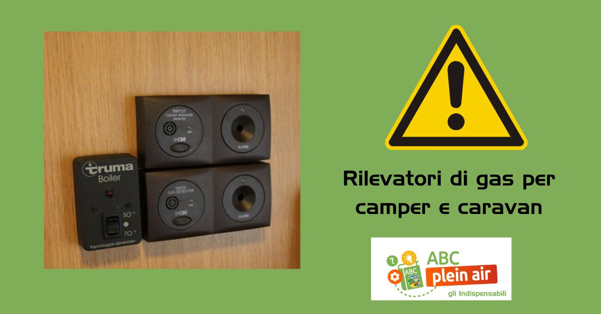 Rilevatori di gas per camper e caravan