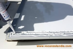 installazione  modulo fotovoltaico camper 15