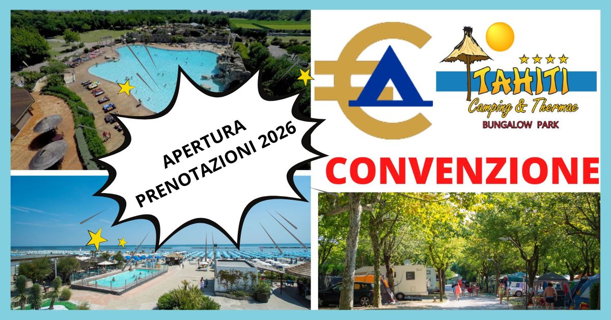 CAMPING tahiti apertura prenotazioni2026