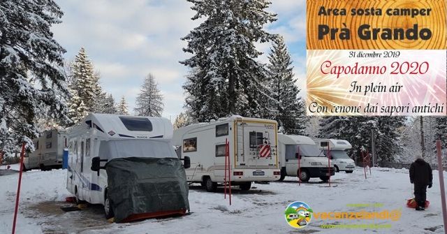 capodanno area camper pra grando lavarone