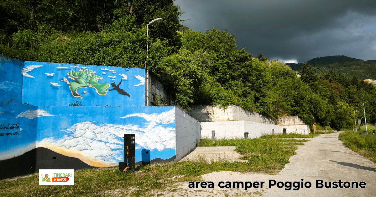 area camper Poggio Bustone