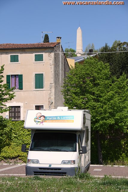 custoza sosta camper