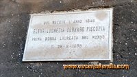 veneto venezia targa  prima  donna  laureata