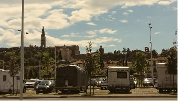 arezzo parcheggio camper