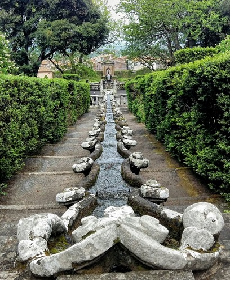 bagnaia villa lante scorcio