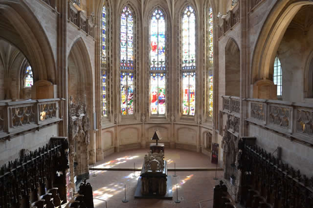 francia abbazia brou interno scorcio interno