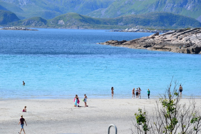 Henningsvaer spiaggia