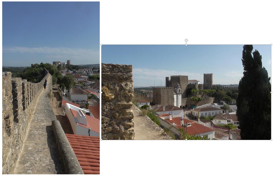 obidos camminamento castello