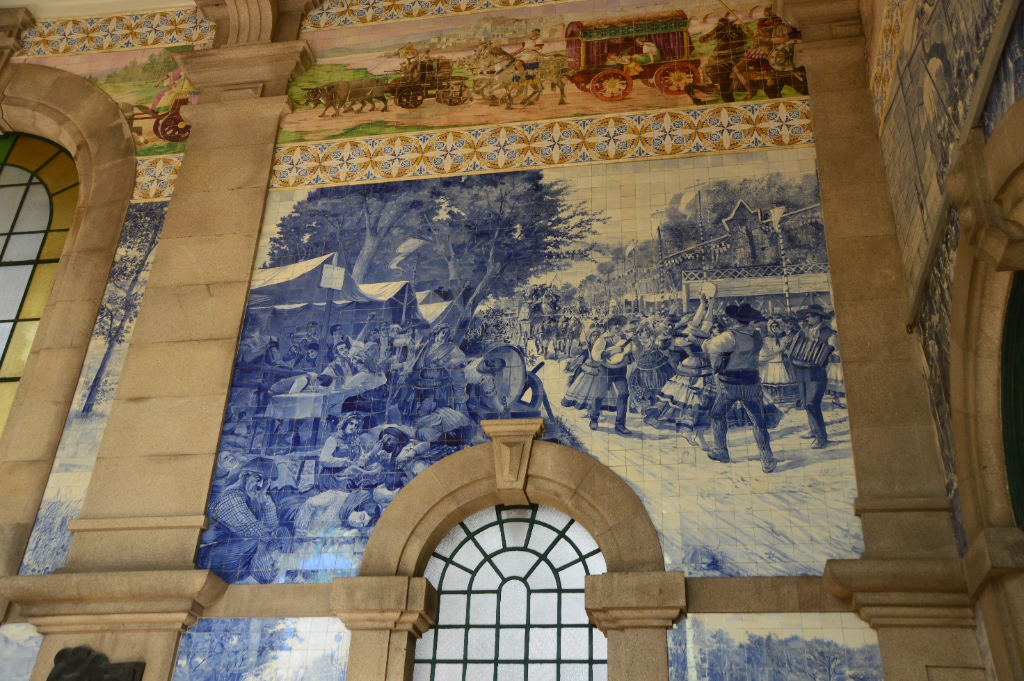 porto stazione azulejos