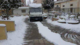 camper sotto la neve 315ss