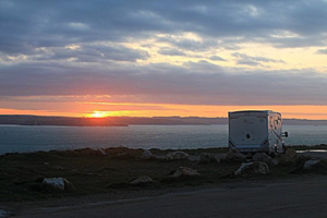 francia Pointe de Pen Hir con camper