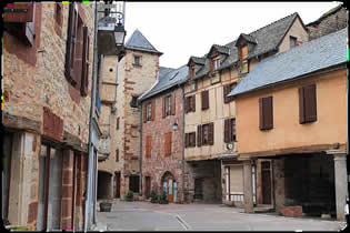 La Canourgue scorcio