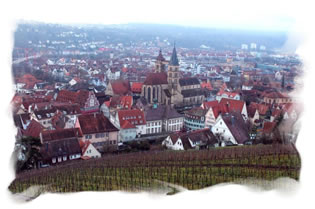 esslingen scorcio panoramico
