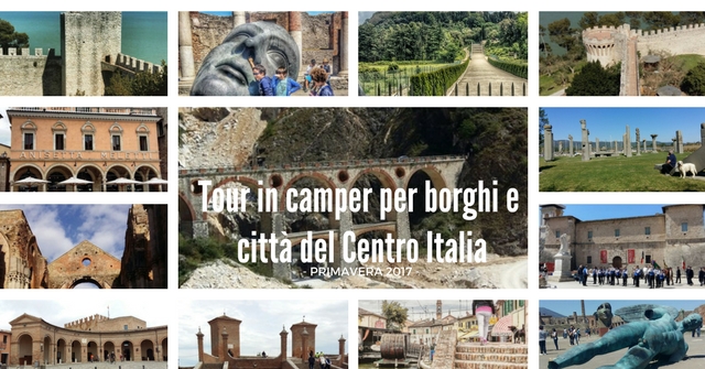 tour camper centro italia primavera 2017