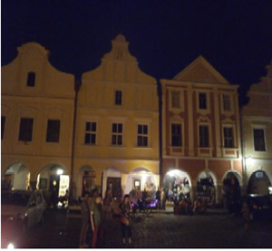 repubblica ceca telc by night