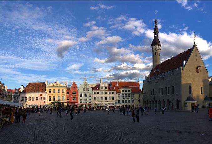 tallin piazza municipio