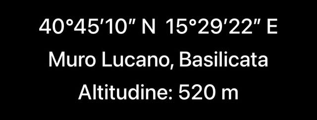 muro lucano coordinate s