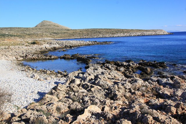 grecia capo tenaro scorcio mare