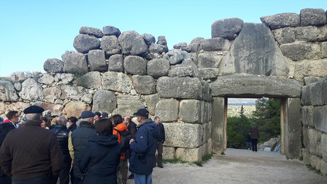 grecia sito archeologico micene scorcio