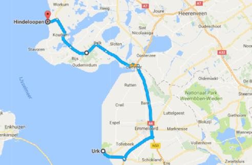 mappa Urk Hindeloopen