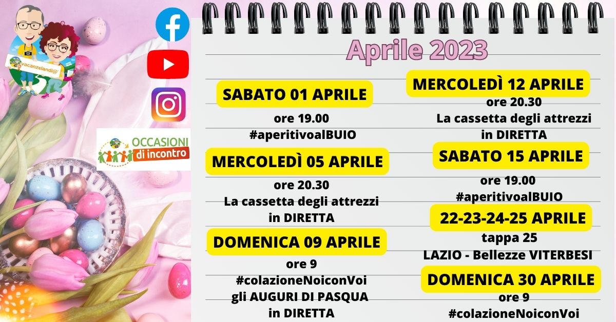 calendario aprile2023