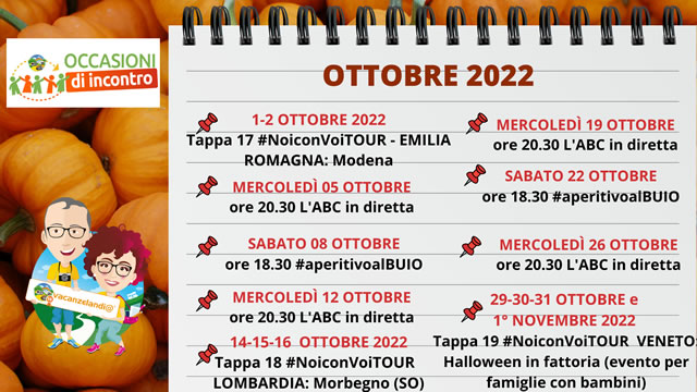 calendario ottobre2022