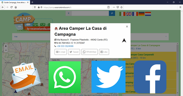 camp vacanzelandia sito pc social 1