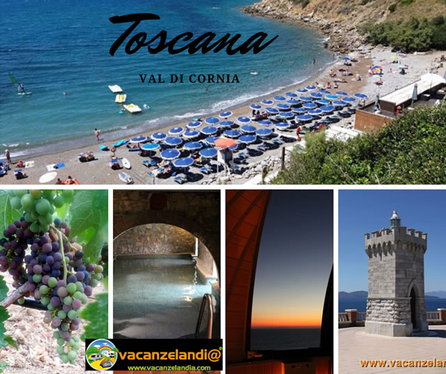 Toscana val cornia cartolina