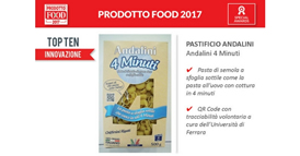 andalini prodotto innovativo food 2017 274s