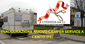 inaugurazione nuovo camper service cento fe 274s