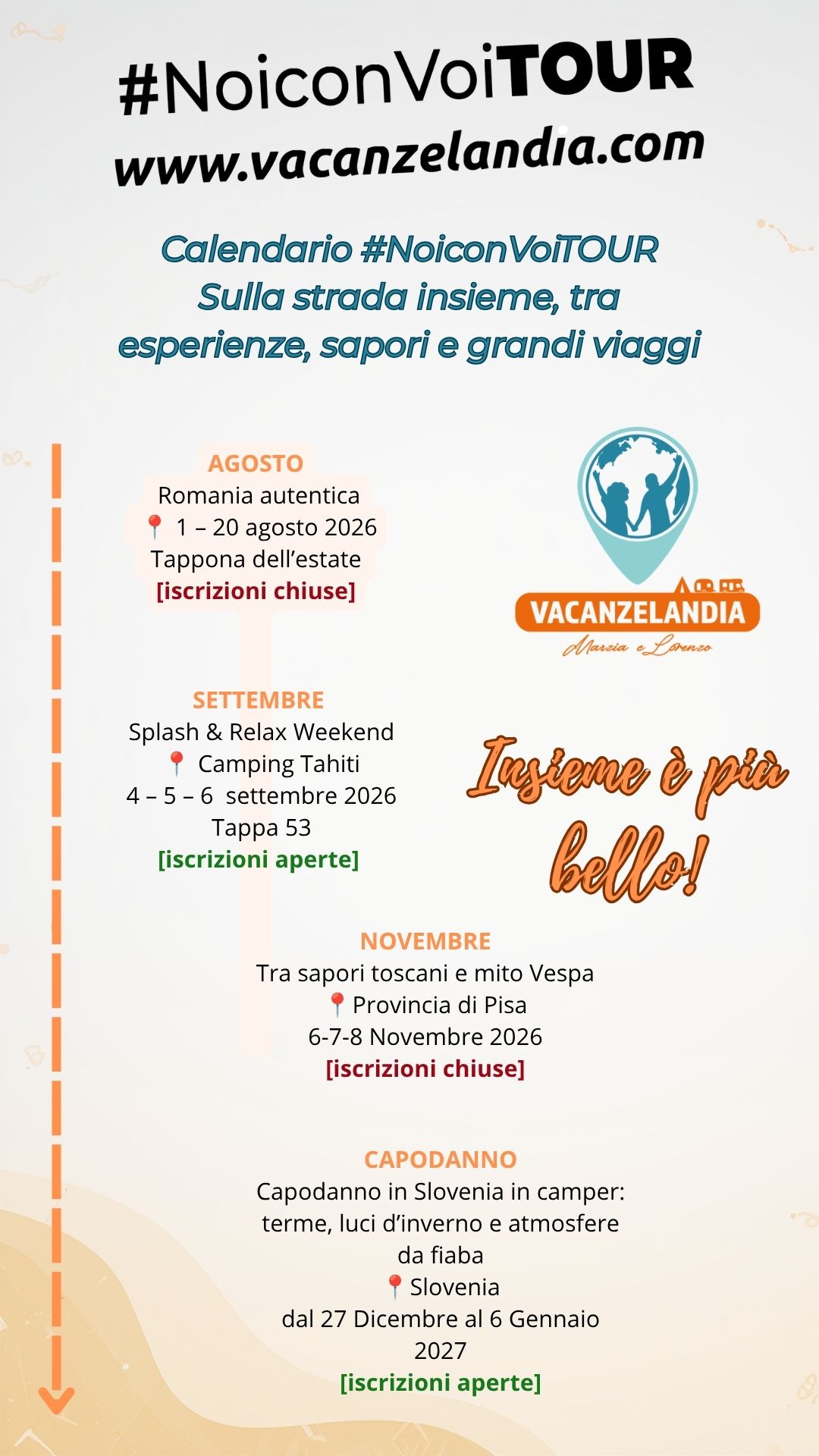 calendario noiconvoitour primavera estate2026 rev9