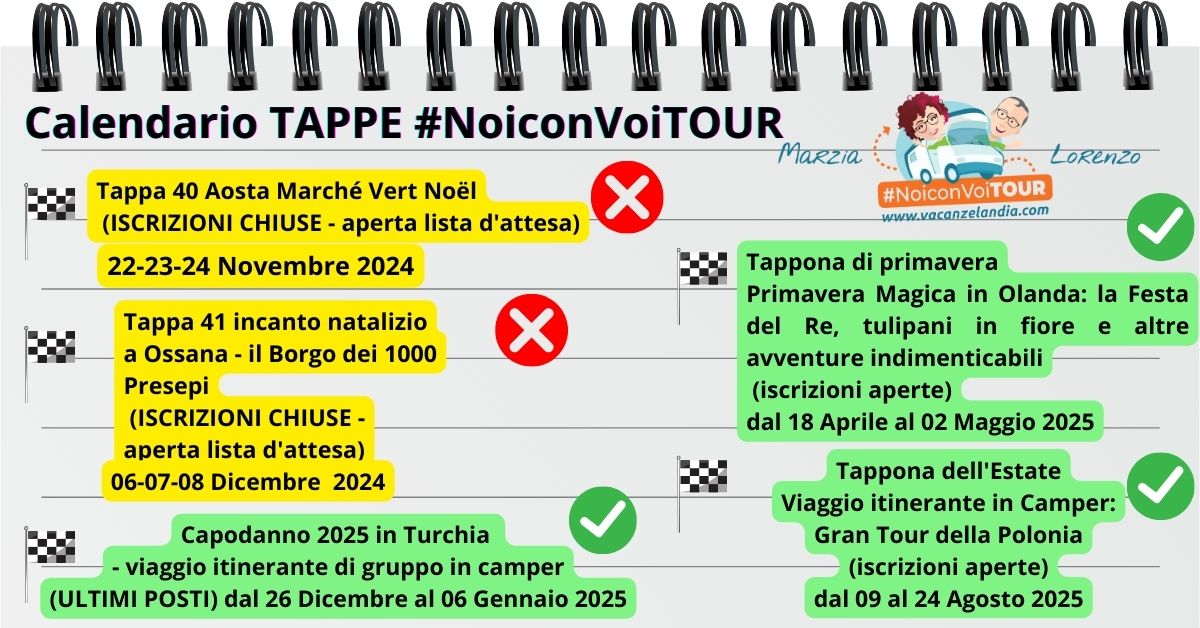 calendario tappe novembre2024