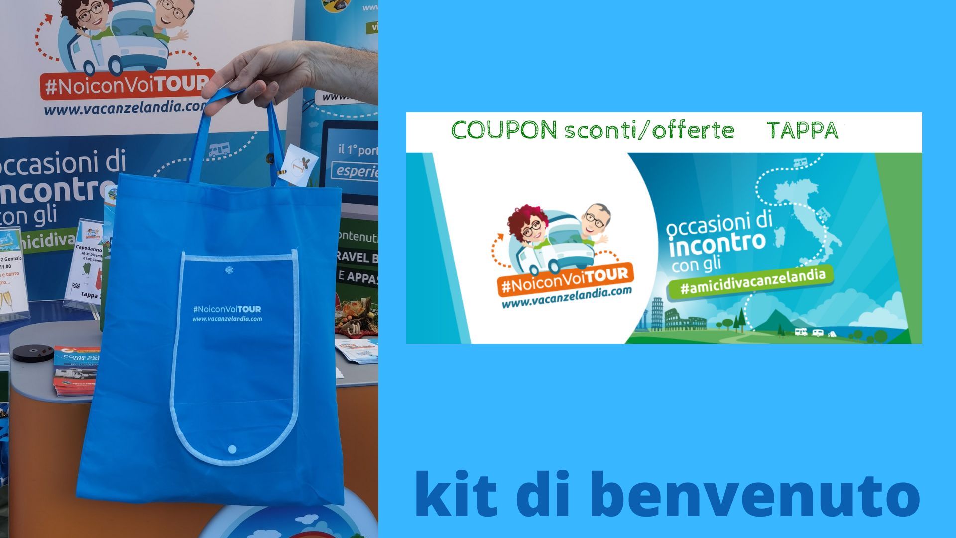 kit di benvenuto noiconvoitour dic2022