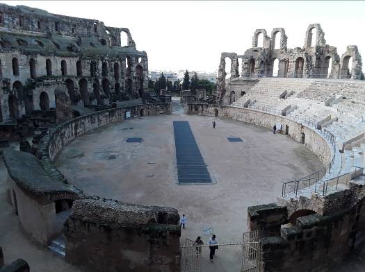 tunisia el jem anfiteatro interno