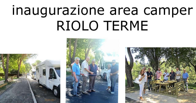 area camper riolo terme 30.07