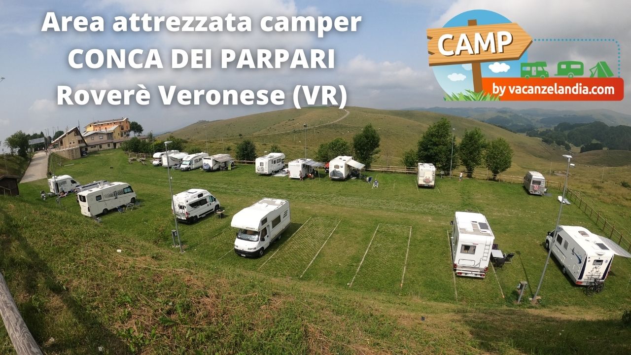 Area attrezzata camper conca dei parpari rovere veronese youtube