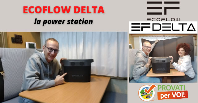 Test Ecoflow Delta power station per camper
