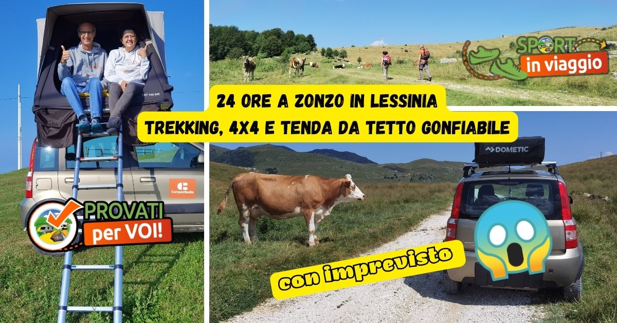 24 ore a zonzo in Lessinia trekking, 4x4 e tenda da tetto 1