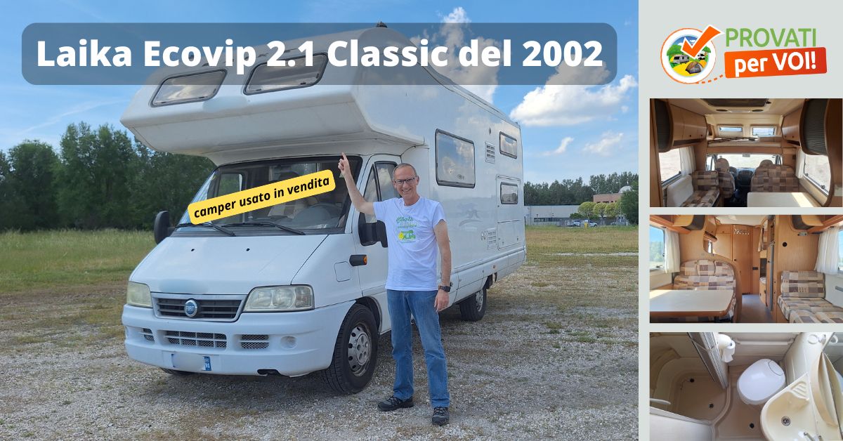 camper mansardato laika ecovip 21 classic 2002 usato