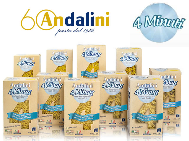 pasta andalini 4 minuti