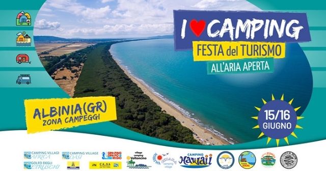 festa evento i love camping albinia 2019