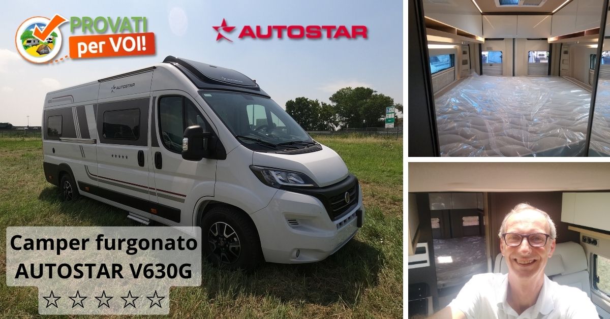 Camper furgonato Autostar V630G maxi garage letto sollevabile