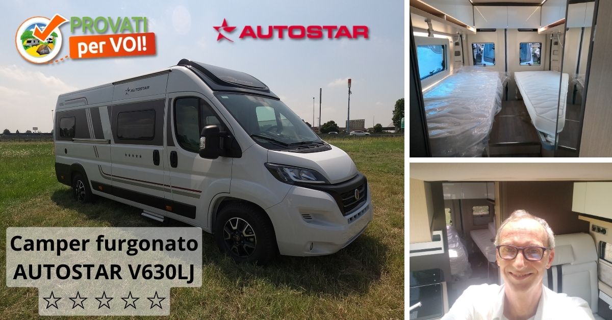 Camper furgonato Autostar V630LJ letti gemelli