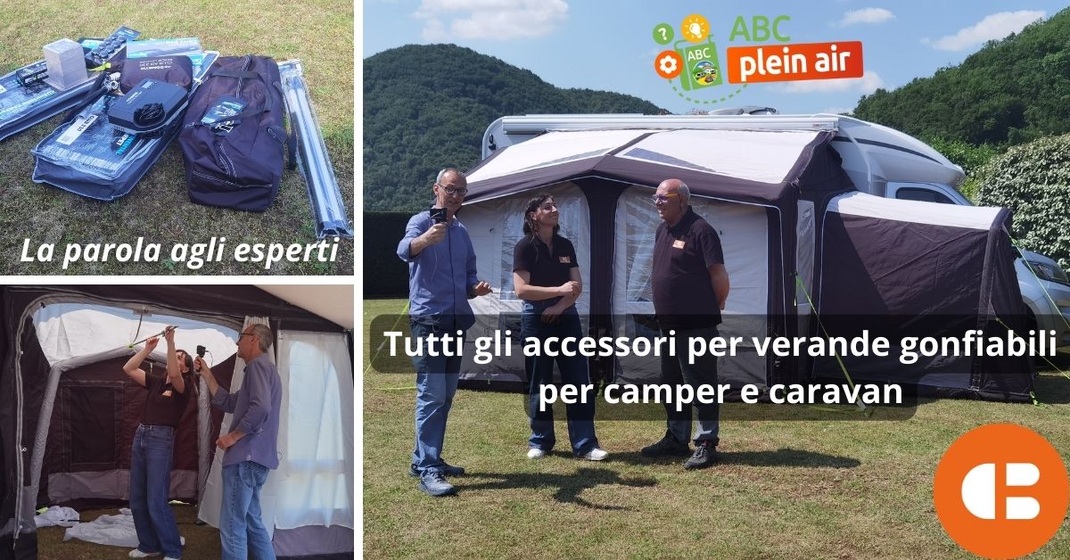 Tutti gli accessori per verande gonfiabili per camper e caravan new camperbadia