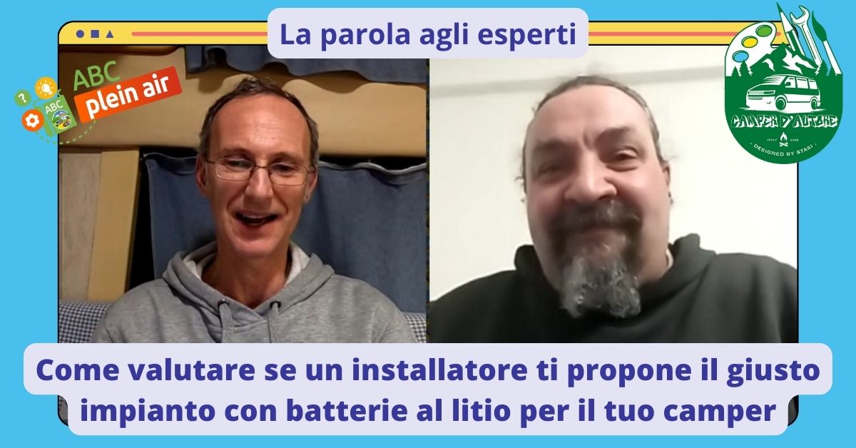 domande installazione batteria litio camper